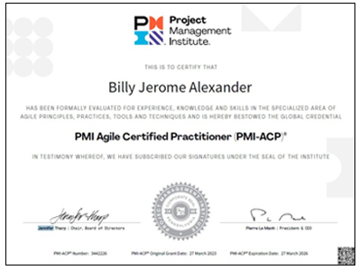 PMP Certificate